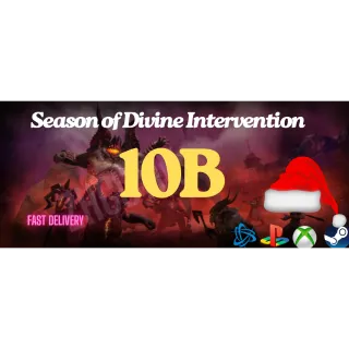 10B Gold  = 10 Billion⭐ Season of Divine Intervention