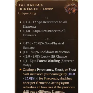 S7 ⭐ Tal Rasha's Iridescent Loop 750-800 IP