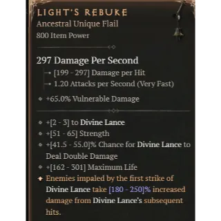 S11 ⭐ 4 GA Light's Rebuke