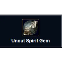 POE 2⭐x1 Uncut Spirit Gem 1-18 lvl