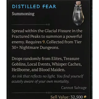 S5 / X450 DISTILLED FEAR ( 50sets)