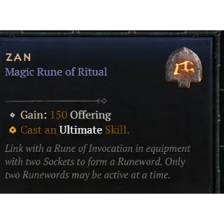 S6⭐‍ Rune: Zan - Fast delivery