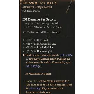 S11 ⭐4 GA Griswold's Opus