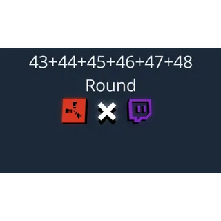 43 + 44 + 45 + 46 + 47 + 48 ROUNDs ☑️ 68 Unique skins ☑️ TWITCH DROPS ☑️  Instant delivery