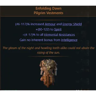 Enfolding Dawn Pilgrim Vestments ⭐ Fate of the Vaal