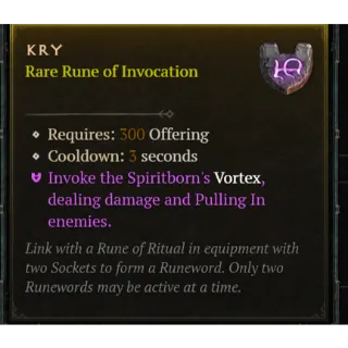 S6⭐‍ Rune: Kry - Fast delivery