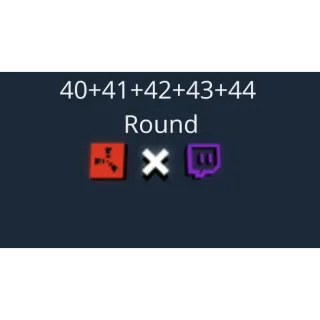 40 + 41 + 42 + 43 + 44 ROUNDs ☑️ 61 unique skins ☑️ TWITCH DROPS ☑️  Instant delivery