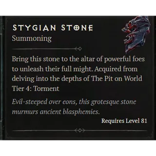 S4⚡ Stygian Stone - Fast delivery