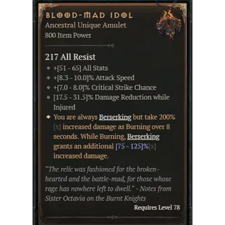 S12 ⭐4 GA Blood-Mad Idol