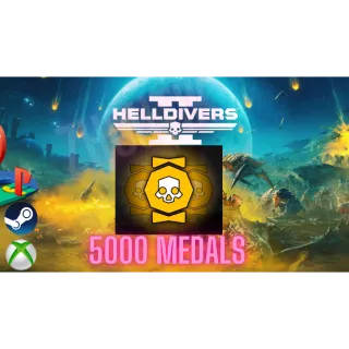 HELLDIVERS 2 ⭐  5000 medals + 6000 Samples