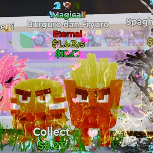Fortnite Steal the brainrot Burguro dan Fryuro magical 1.8bs