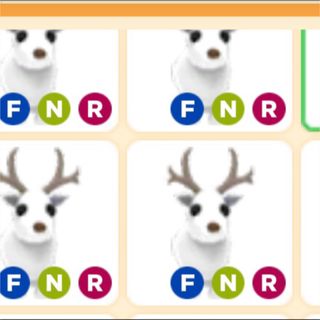 Pet 1x Neon Fly Ride Arctic Reindeer Adopt Me Roblox In Game Items Gameflip - reindeer roblox adopt me pets