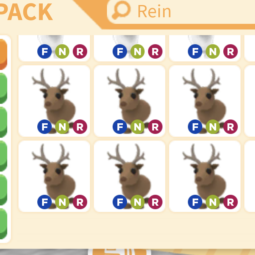 Pet 2x Neon Fly Ride Reindeer Adopt Me Roblox In Game Items Gameflip - how to get the raindeer pet in roblox