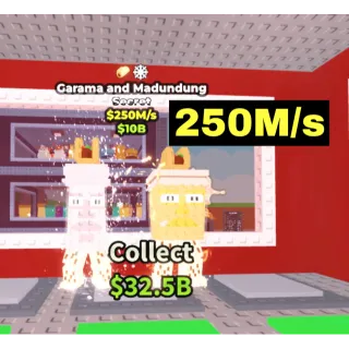 Garama and Madundung 250M/s