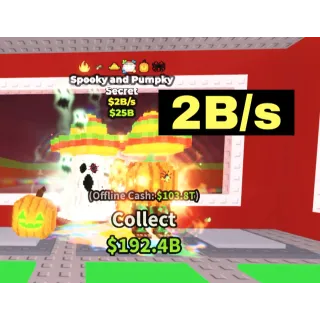 Spooky and pumpky 2B/s