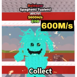 Spaghetti Tualetti Rainbow 600M/s