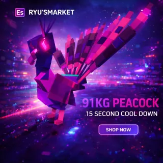 91kg+ Peacock from grow a garden🦚