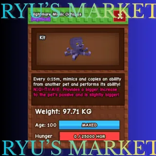 🐙Titanic Mimic Octopus (15s Cooldown⚡)