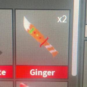 ginger knife x2