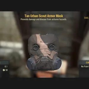 tan urban scout mask