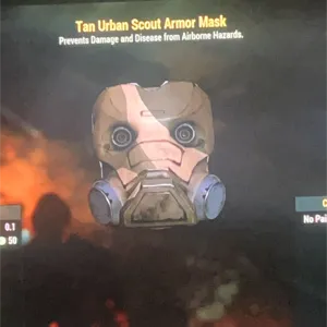 tan urban scout mask