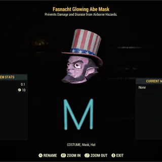 Glowing Abe Mask