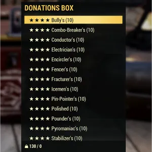 Four Star Weapon Mod 130