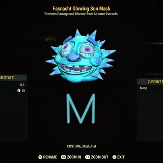 Glowing Sun Mask
