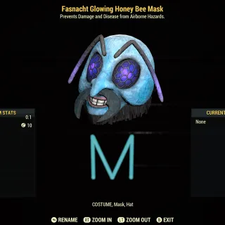 Glowing Honey Bee Mask