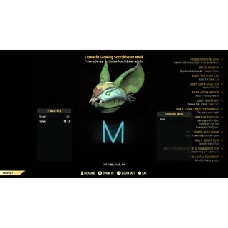 Both Glowing Scorchbeast Masks