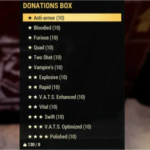 Weapon Mods Bundle x130