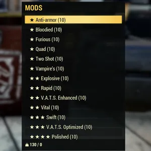 Weapons Mods Bundle x130