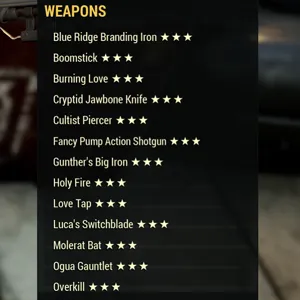 Named Weapon Bundle x24