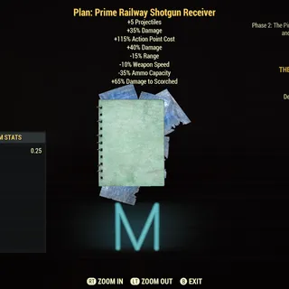 Prime Railway Shotgun Receiver Plan 