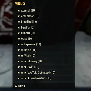 Weapons Mods Bundle x130