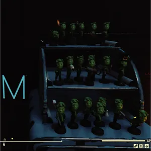 Glowing Bobbleheads Set