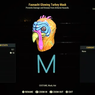 Glowing Turkey Mask