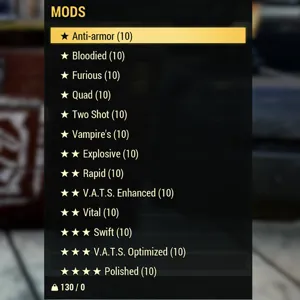 Weapon Mods Bundle x130