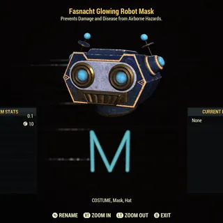Glowing Robot Mask