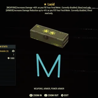 Lucid one star mods x5