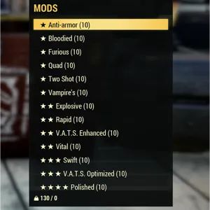 Weapon Mods Bundle x130