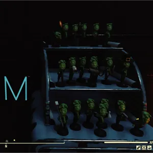 Glowing Bobbleheads Set