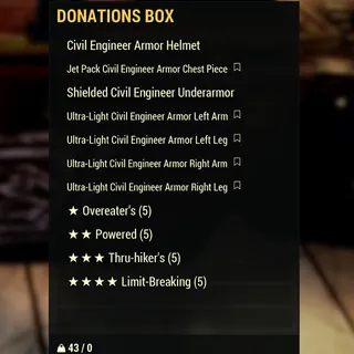 CE Armor Set+20 mods