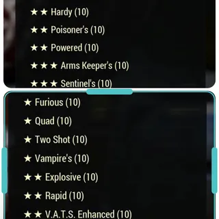 Armor/Weapon Mods x260