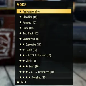 Weapon Mods Bundle x130