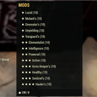 Armor Mods Bundle x130