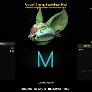 Glowing Scorchbeast Mask