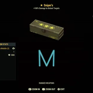 Snipers one star mods x5