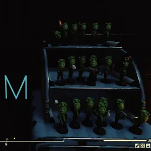 Glowing Bobbleheads Set