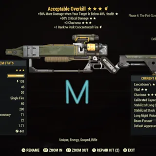 Acceptable Overkill